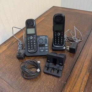 Panasonic KXTGL430 Cordless 2 Set Phones with Answering Machine